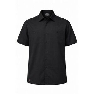 Dickies Mens Black Short Sleeve Work Shirt Temp Control 3XL